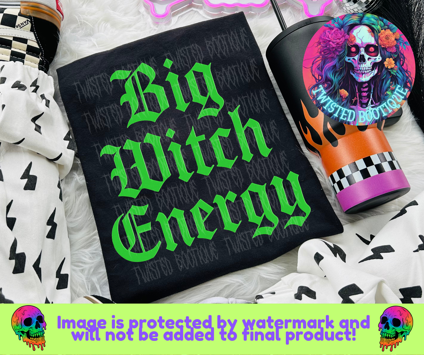 Big Witch Energy BLACK APPAREL ONLY