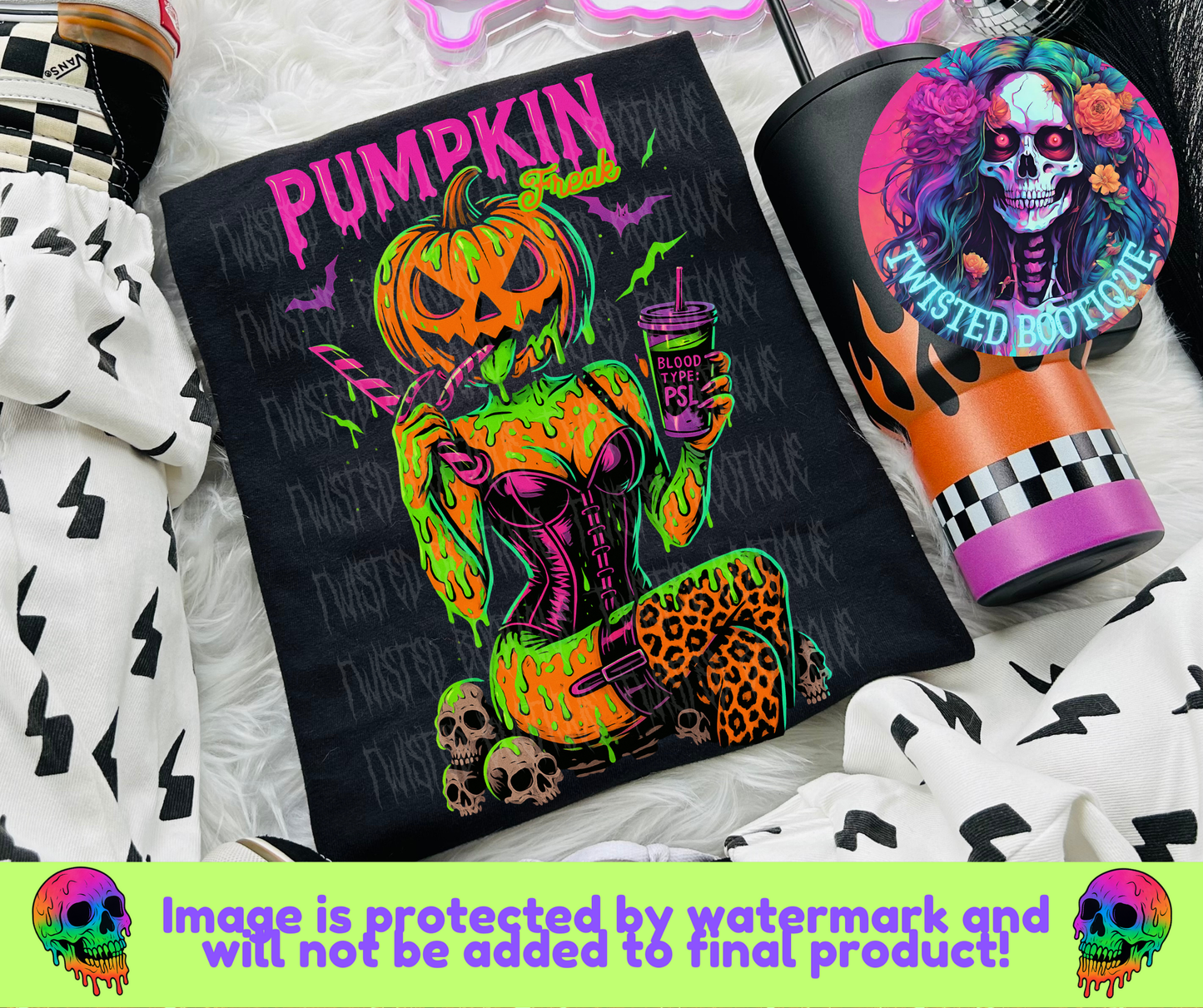 Pumpkin Freak BLACK APPAREL ONLY