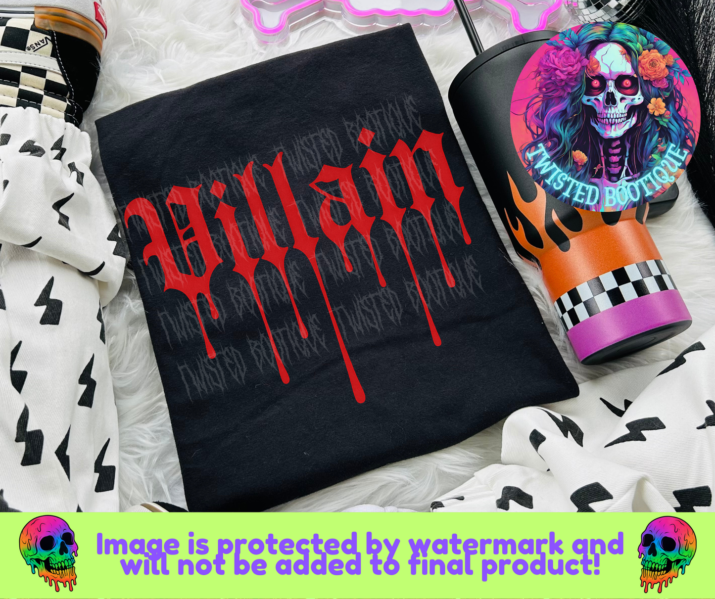 Villain BLACK APPAREL ONLY