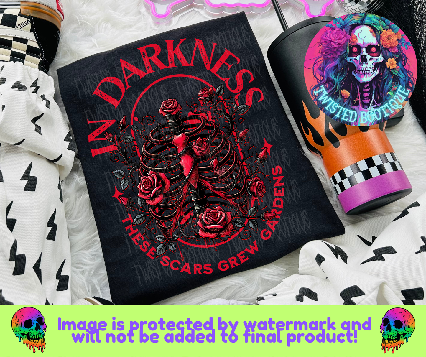 These Scars Grew Gardens BLACK APPAREL ONLY