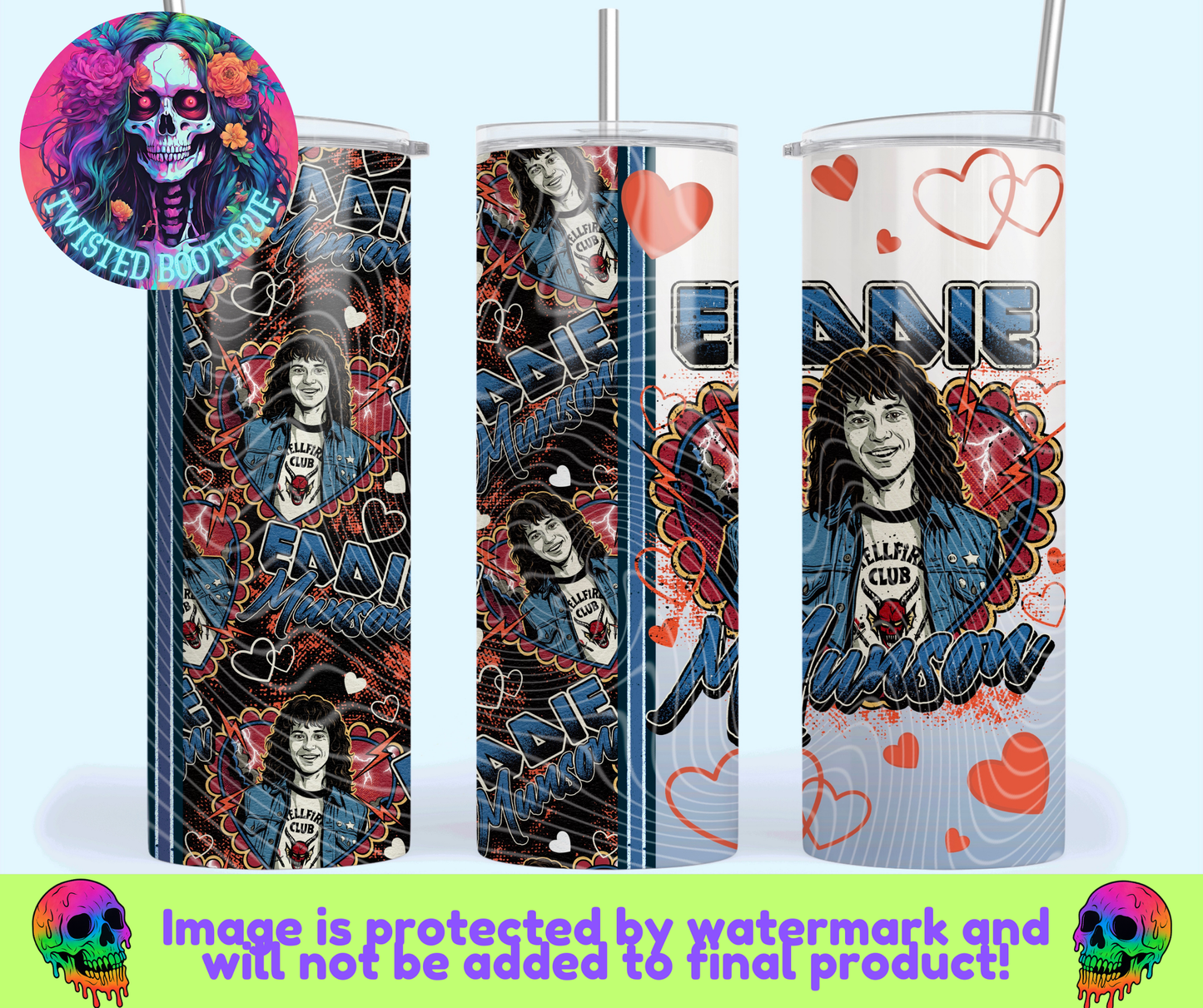 Eddie Munson Tumbler