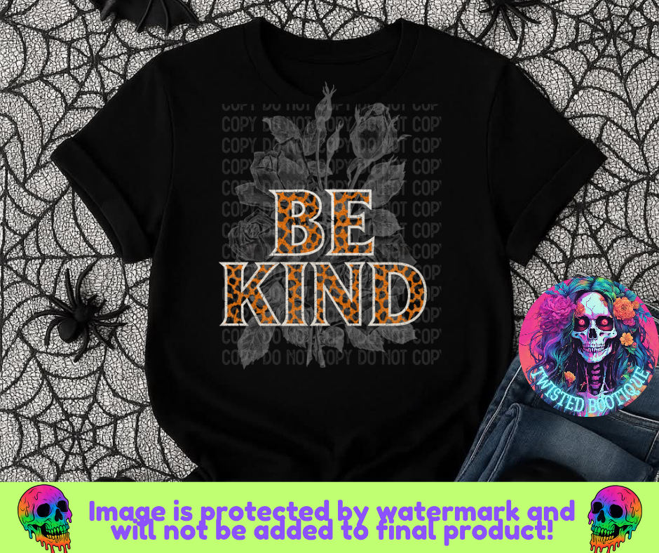 Be Kind BLACK APPAREL ONLY