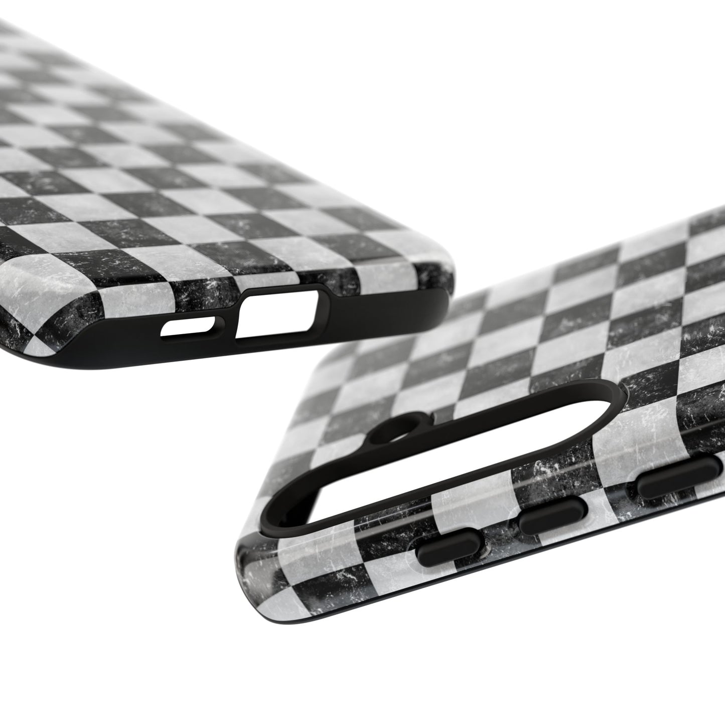 Grunge Checkered Phone Case