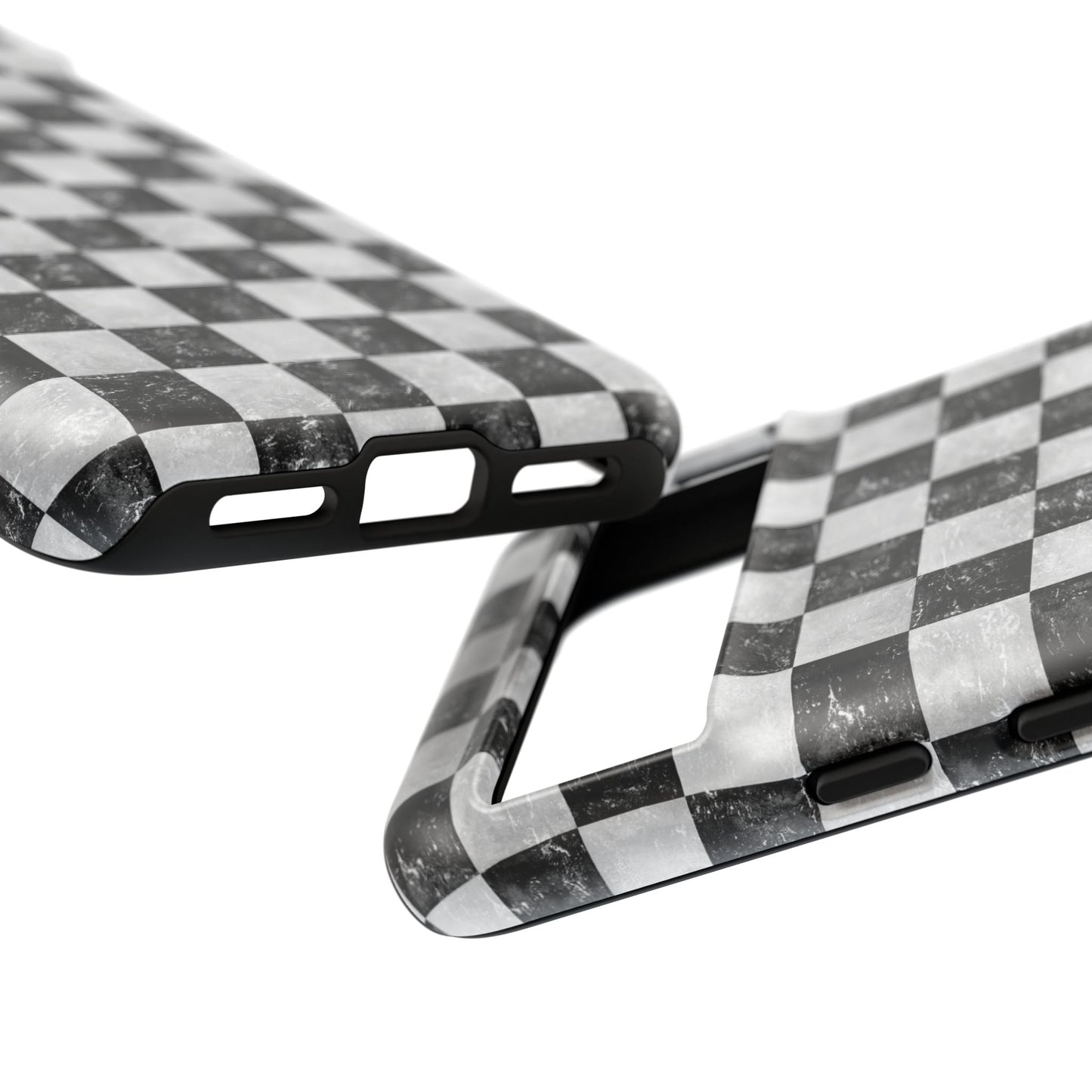 Grunge Checkered Phone Case