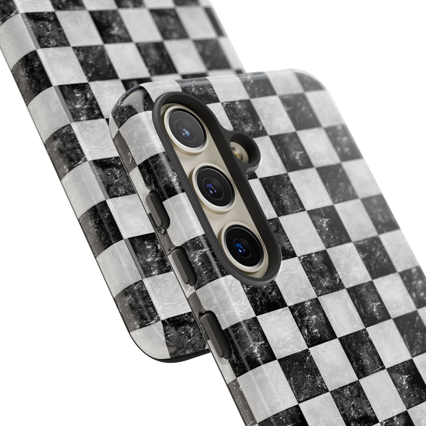 Grunge Checkered Phone Case