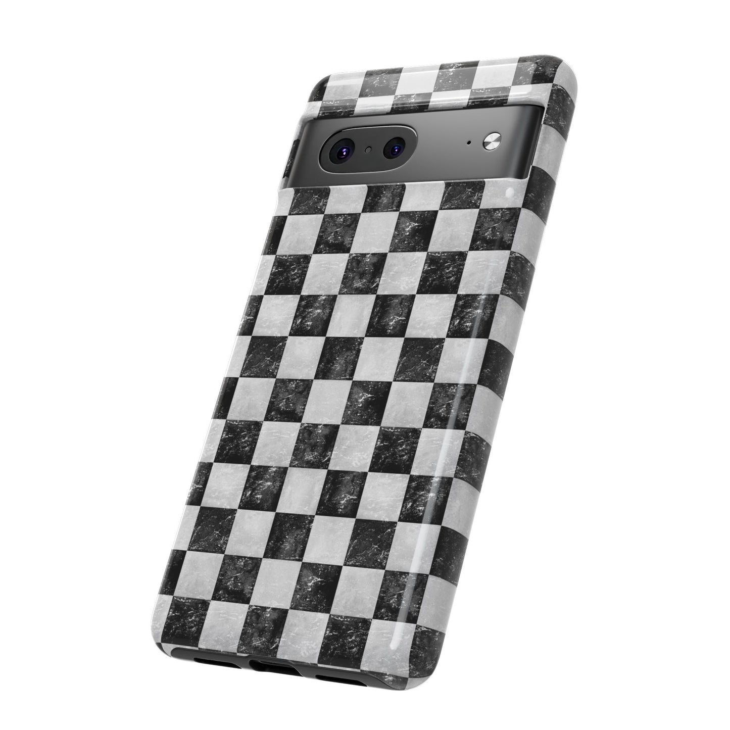 Grunge Checkered Phone Case