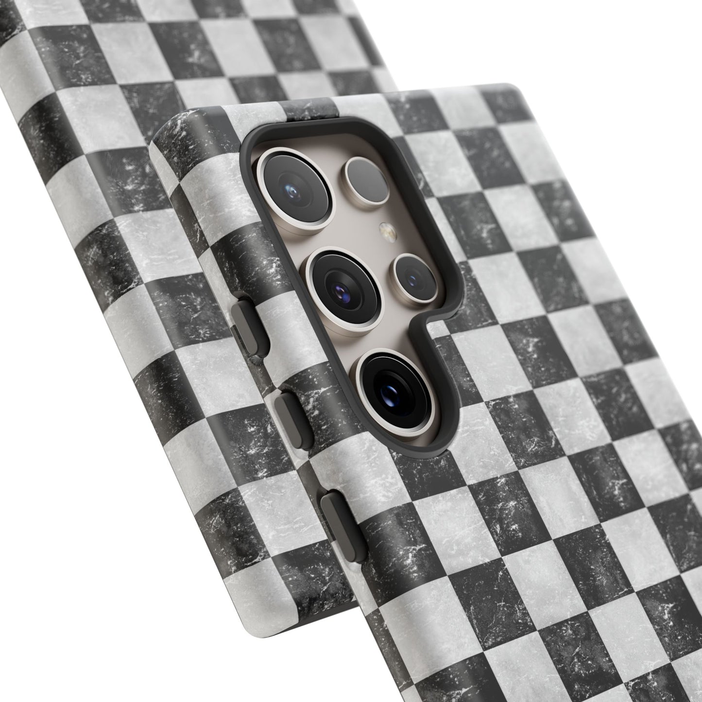 Grunge Checkered Phone Case