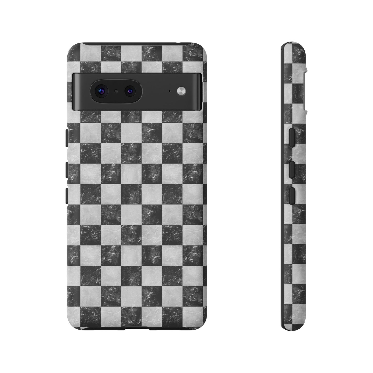 Grunge Checkered Phone Case