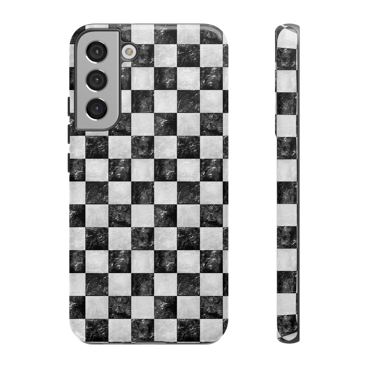 Grunge Checkered Phone Case