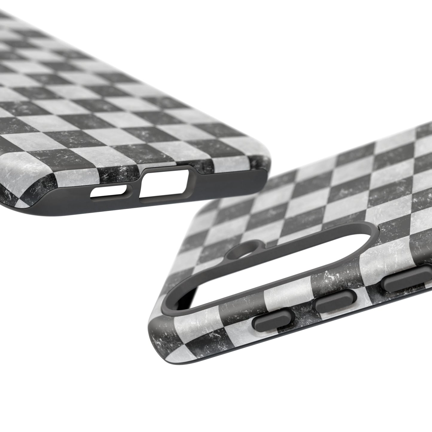 Grunge Checkered Phone Case