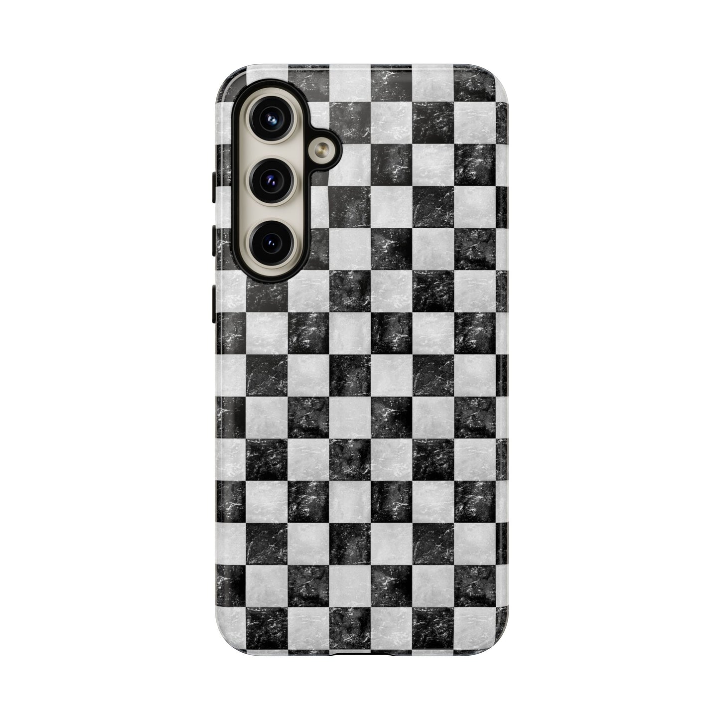 Grunge Checkered Phone Case