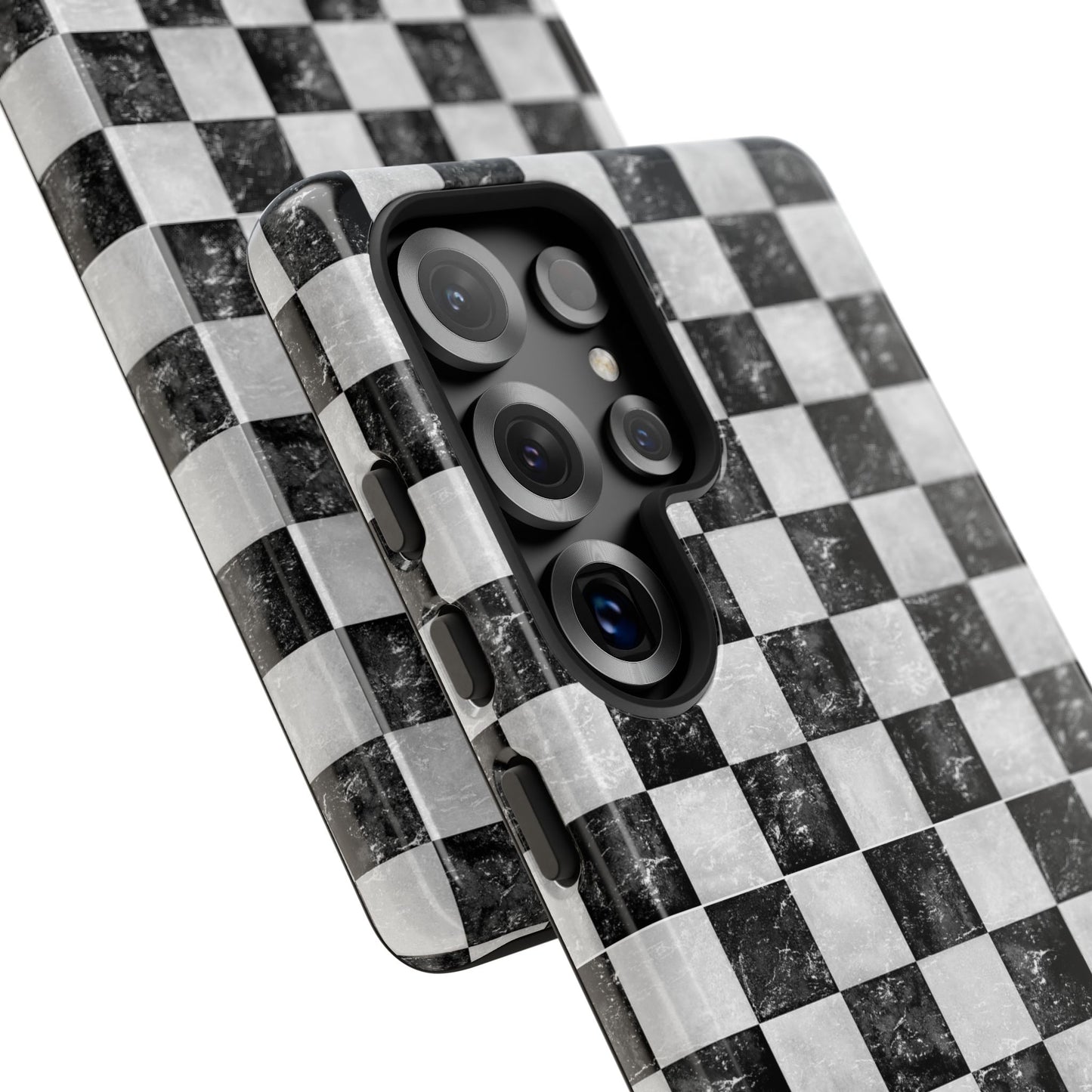 Grunge Checkered Phone Case