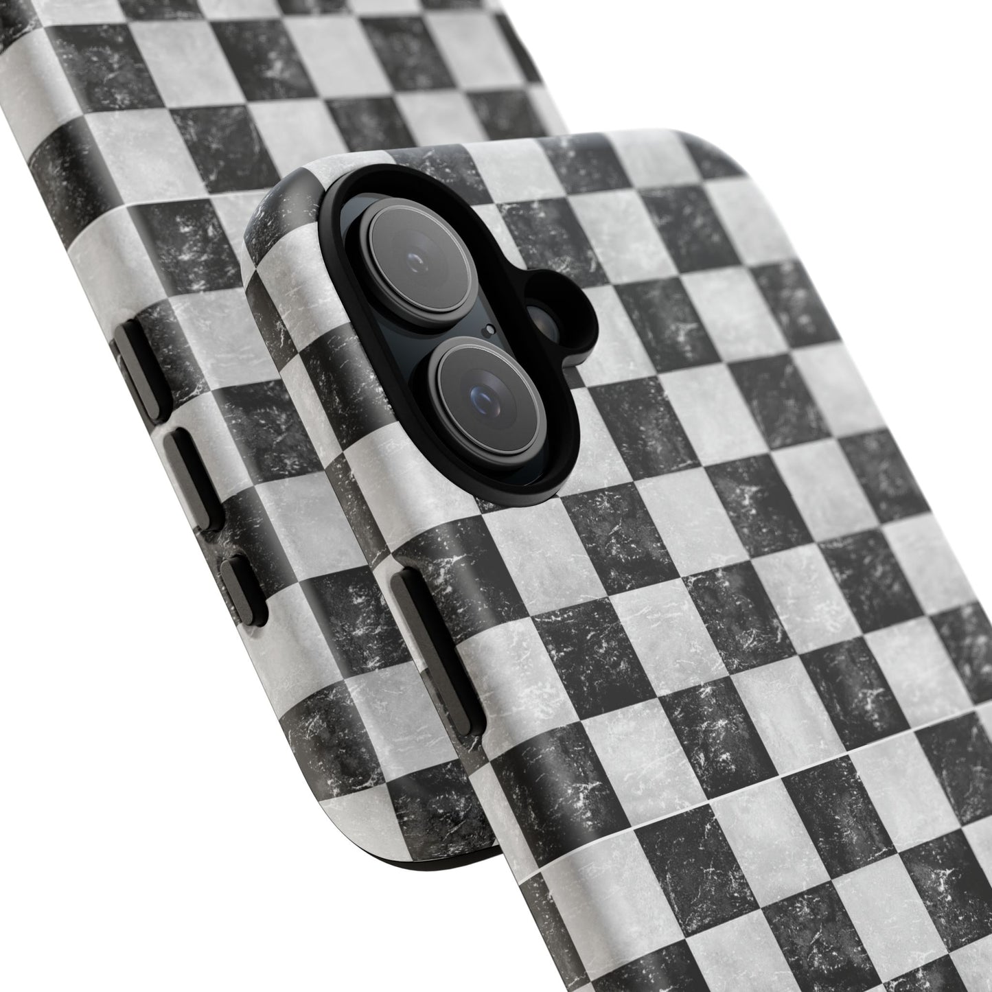 Grunge Checkered Phone Case