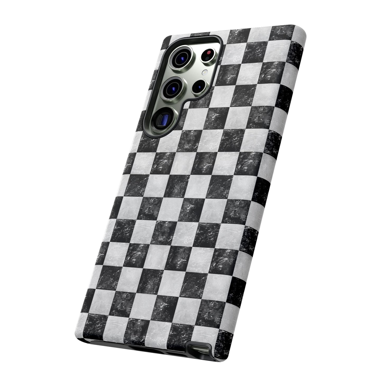 Grunge Checkered Phone Case