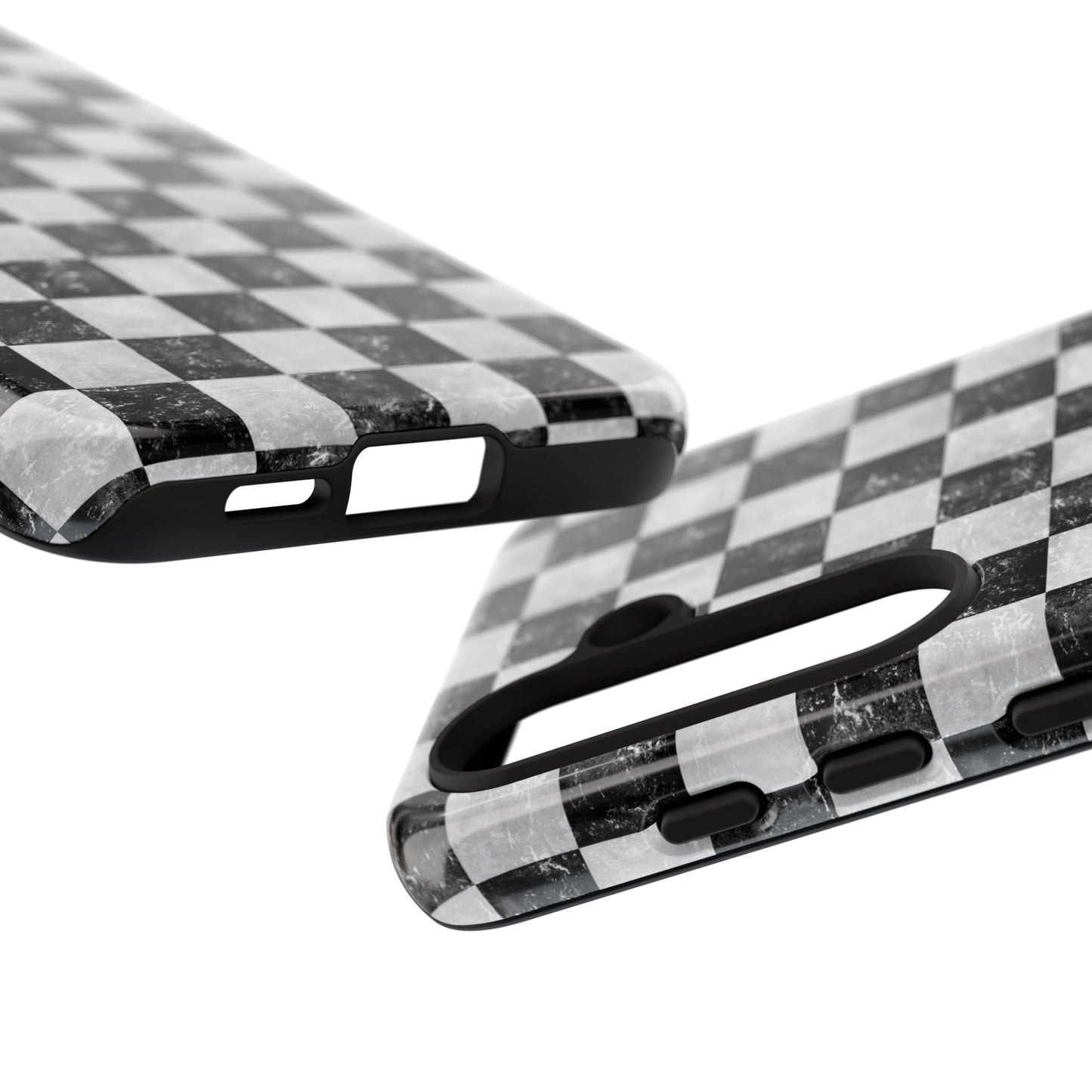 Grunge Checkered Phone Case