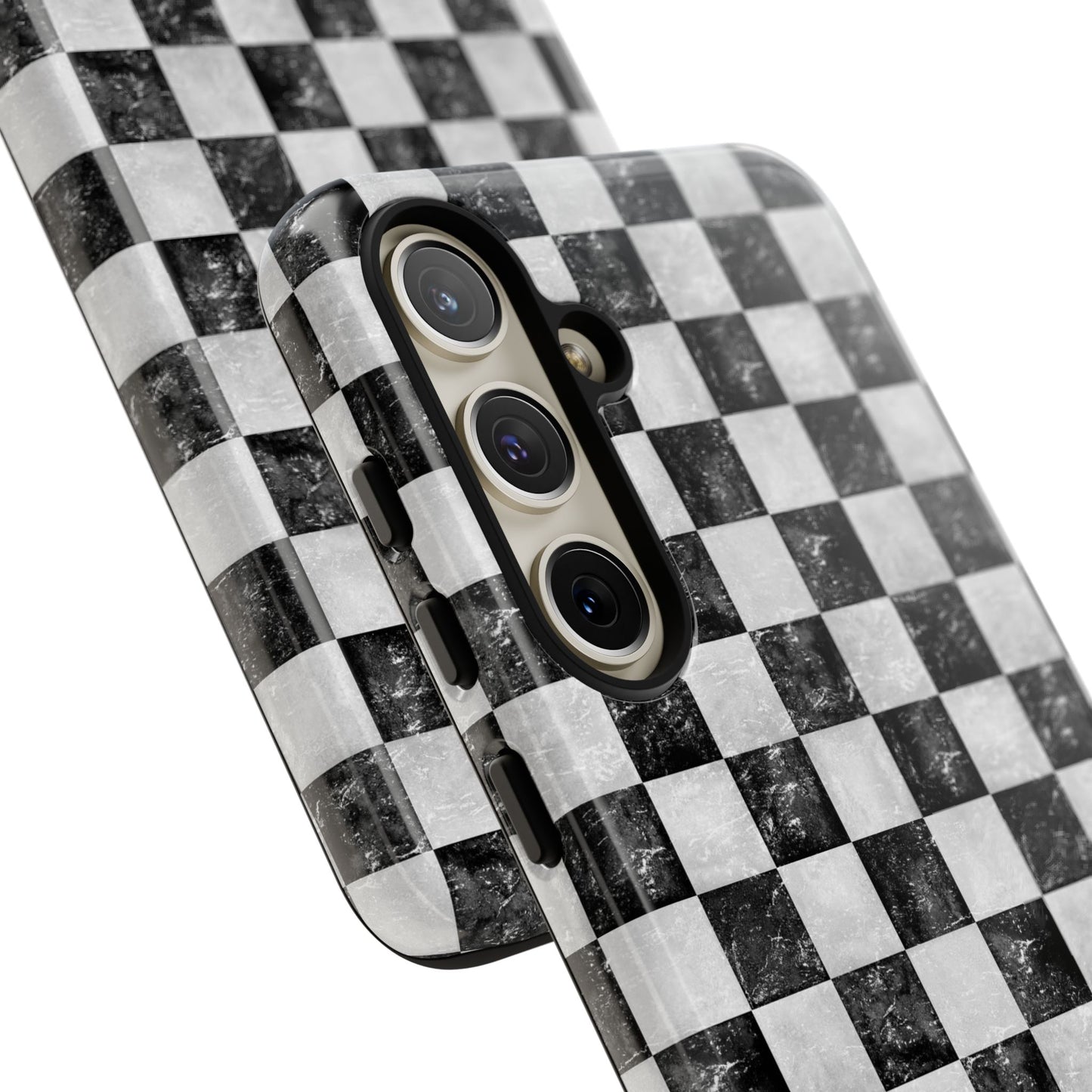 Grunge Checkered Phone Case
