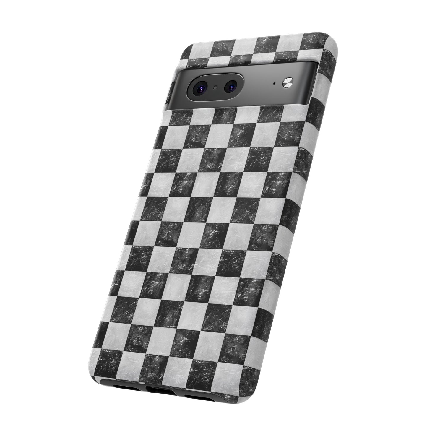 Grunge Checkered Phone Case