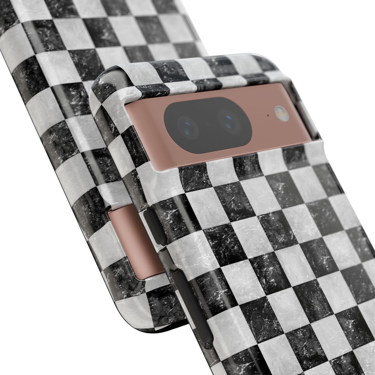 Grunge Checkered Phone Case