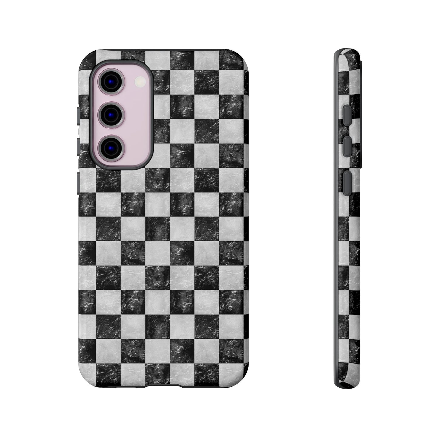 Grunge Checkered Phone Case
