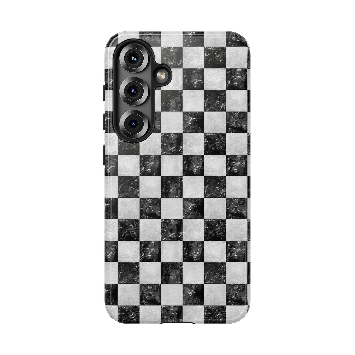 Grunge Checkered Phone Case