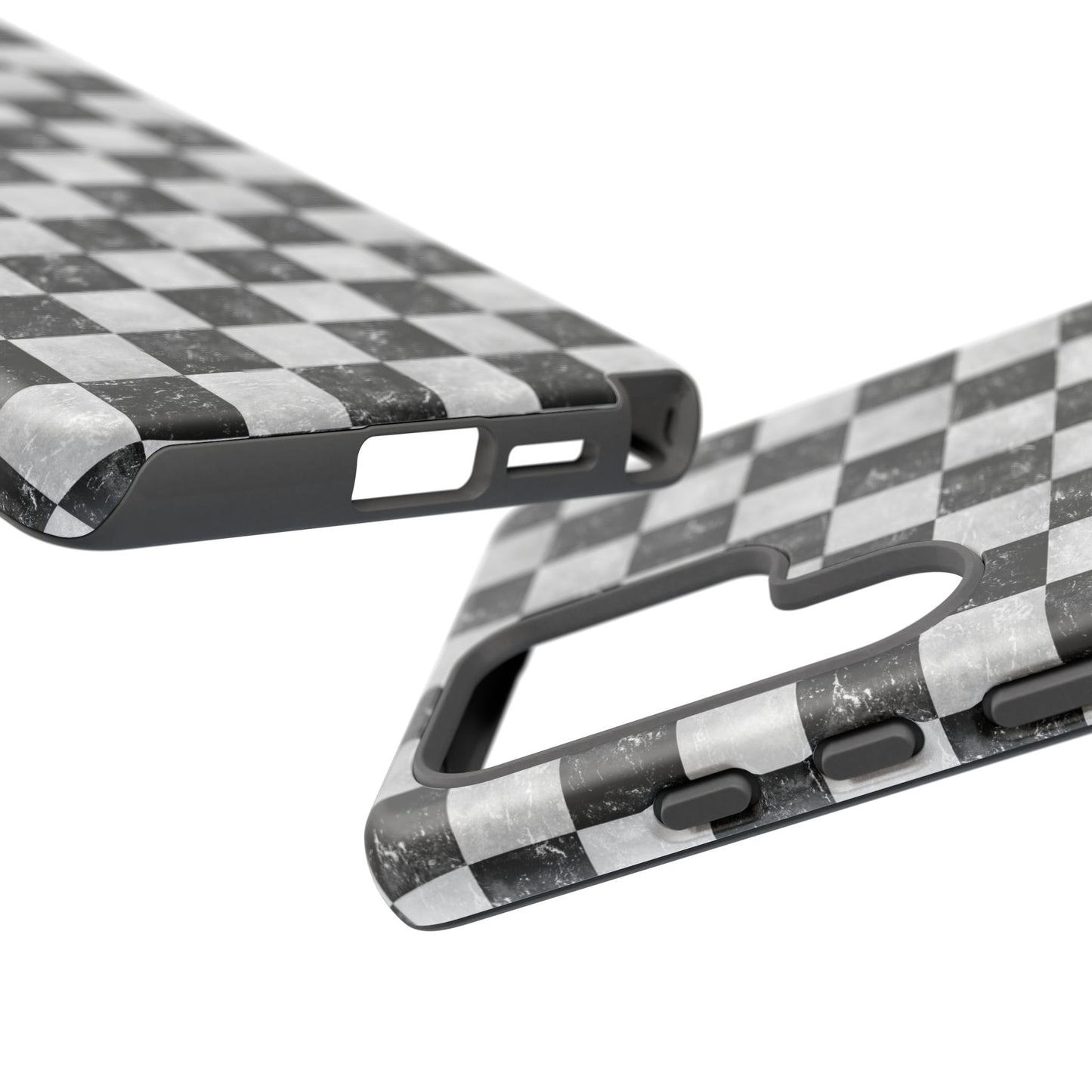 Grunge Checkered Phone Case