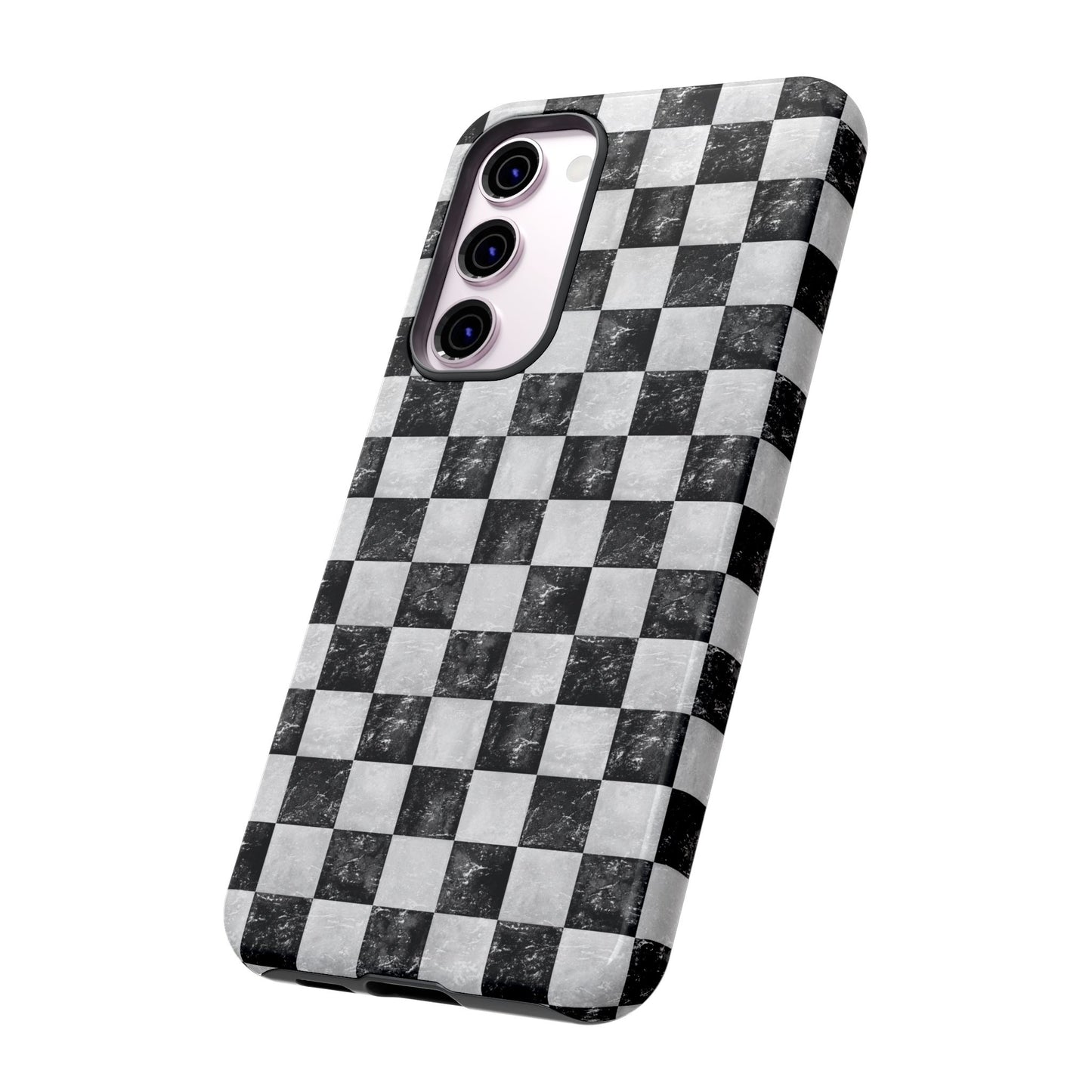 Grunge Checkered Phone Case