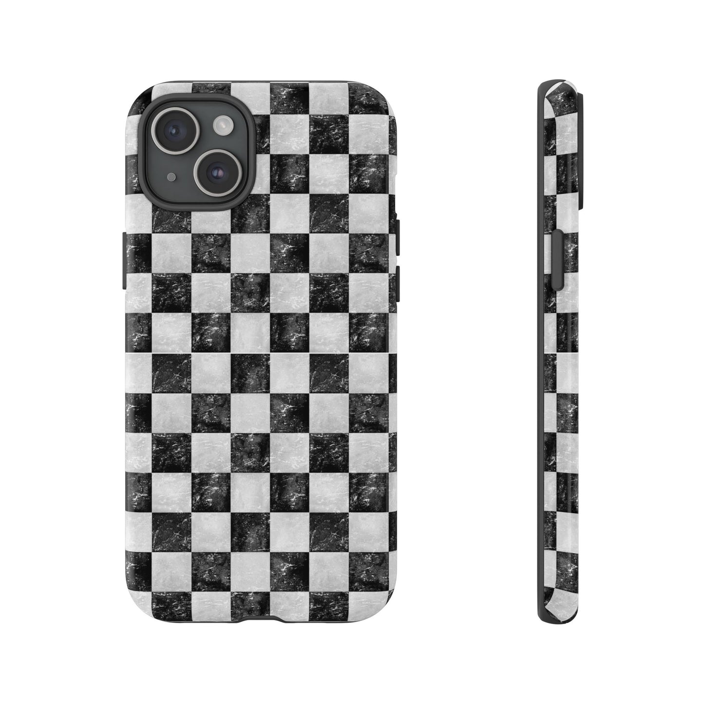 Grunge Checkered Phone Case