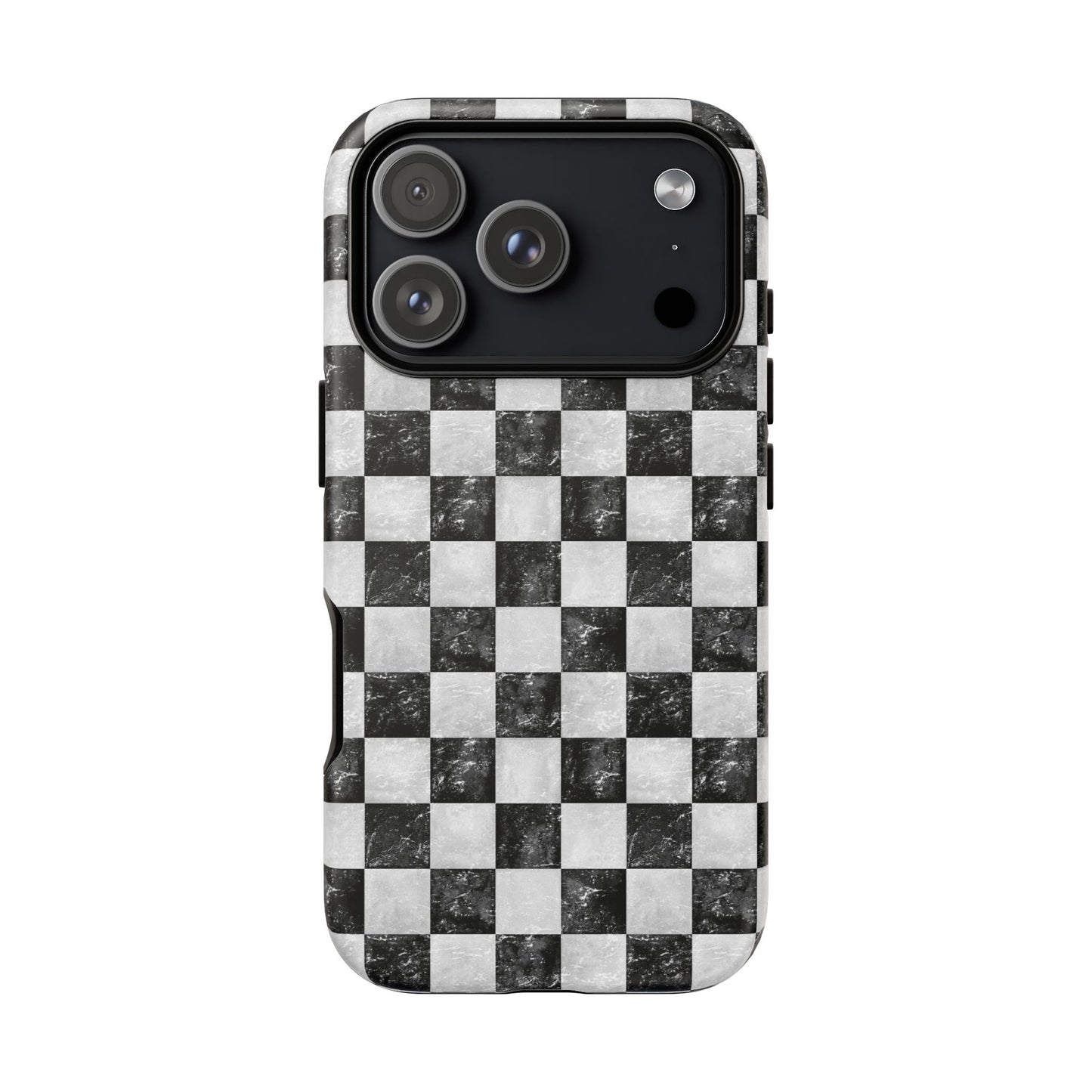 Grunge Checkered Phone Case
