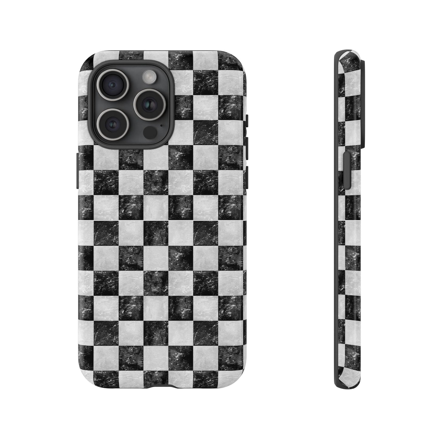 Grunge Checkered Phone Case
