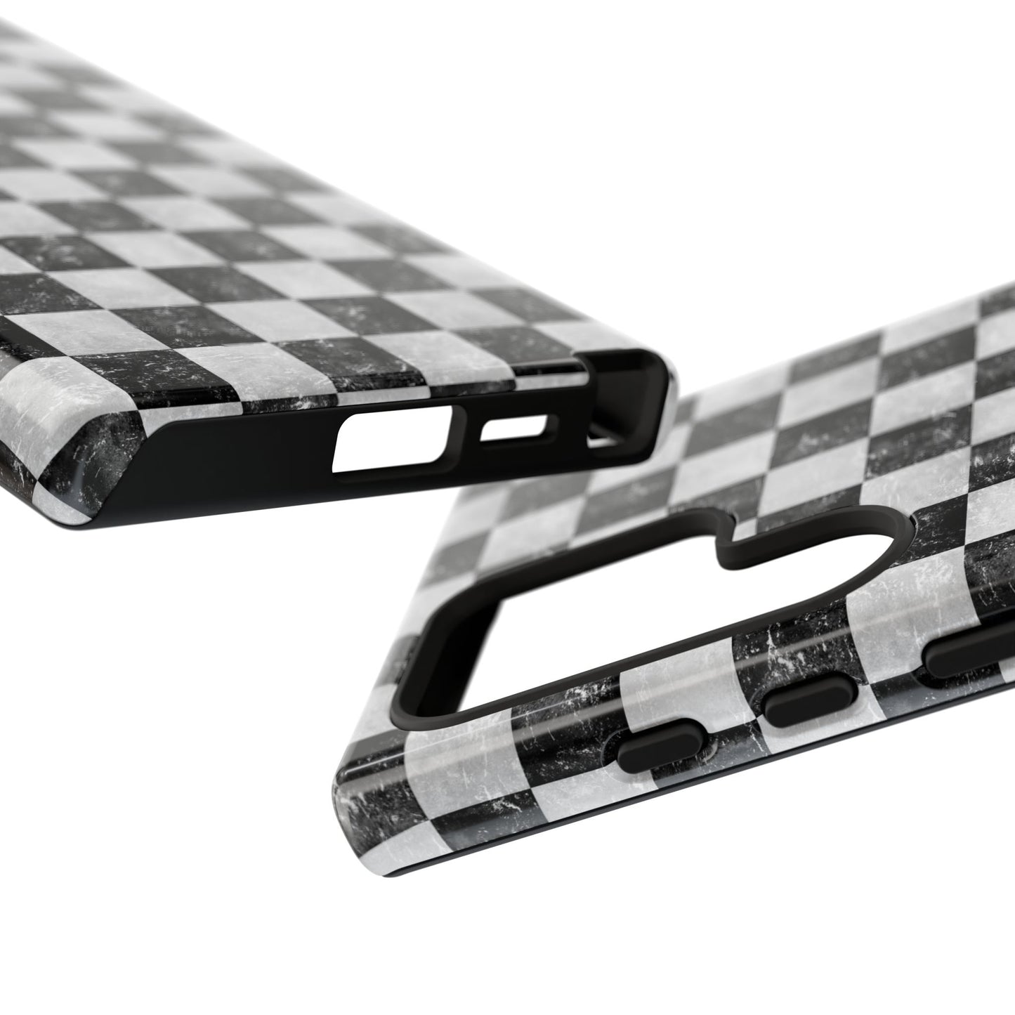 Grunge Checkered Phone Case