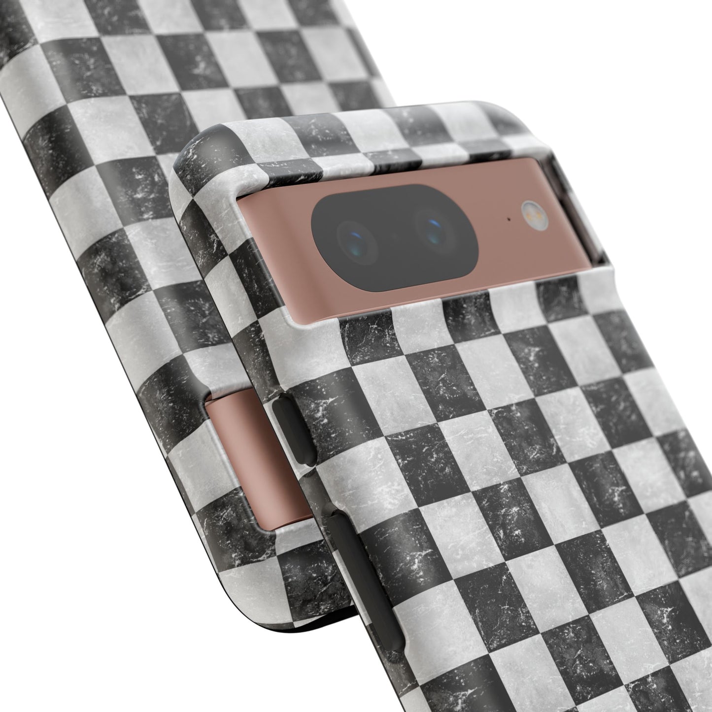 Grunge Checkered Phone Case