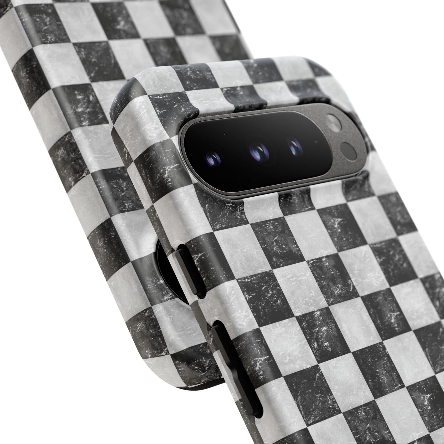 Grunge Checkered Phone Case