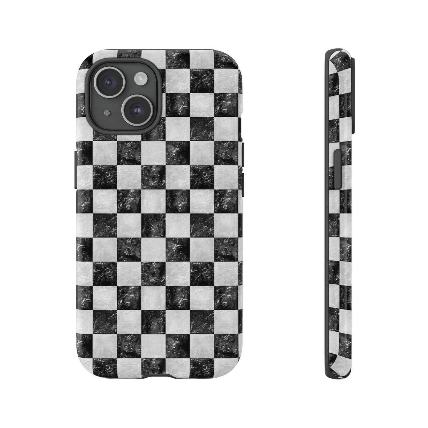 Grunge Checkered Phone Case