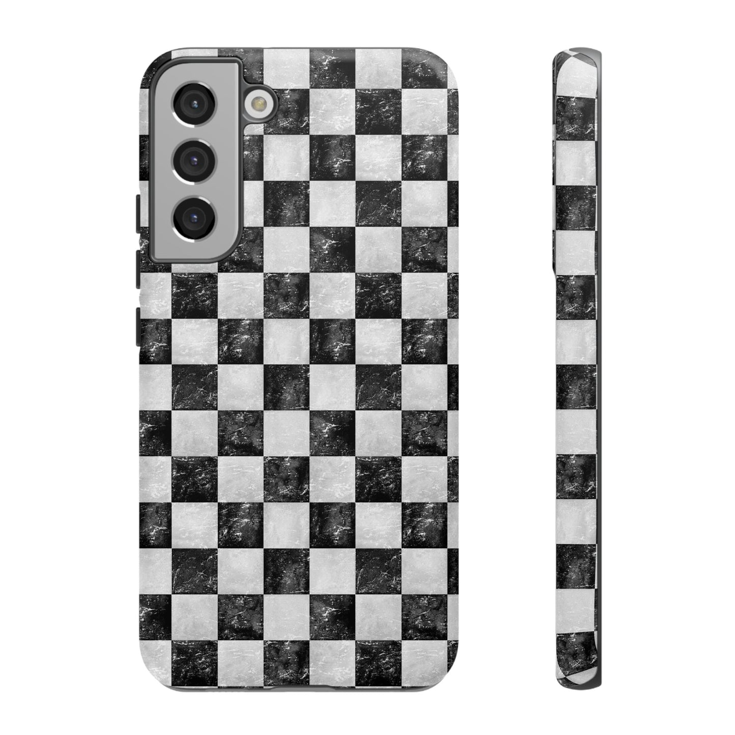 Grunge Checkered Phone Case