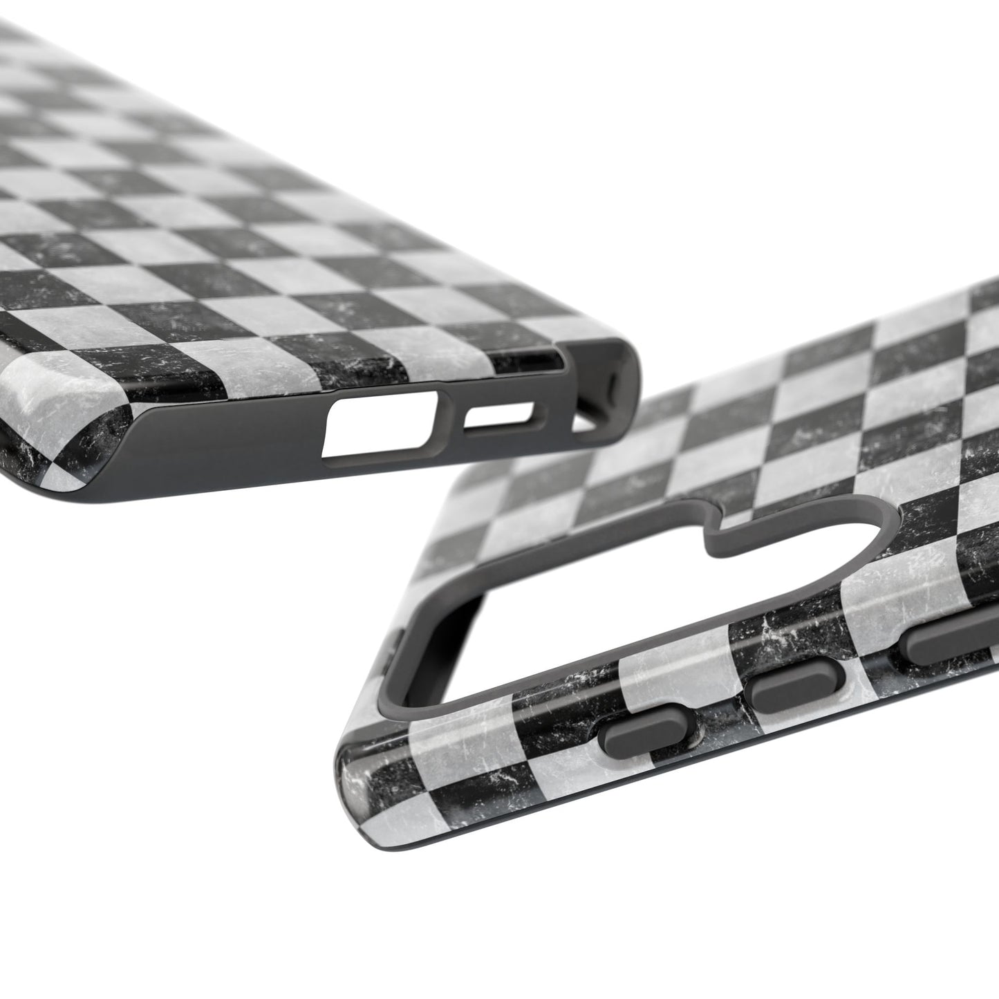 Grunge Checkered Phone Case