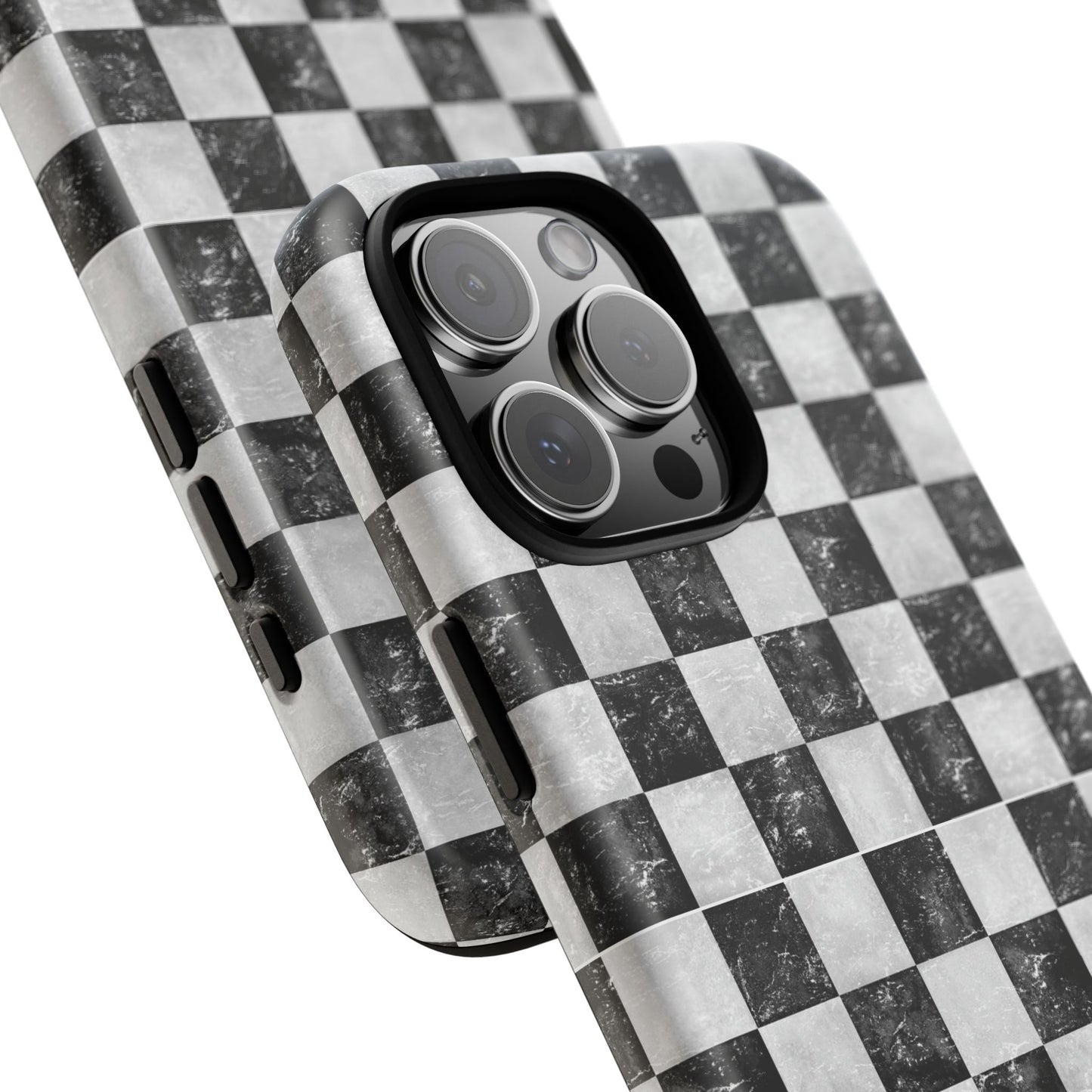 Grunge Checkered Phone Case