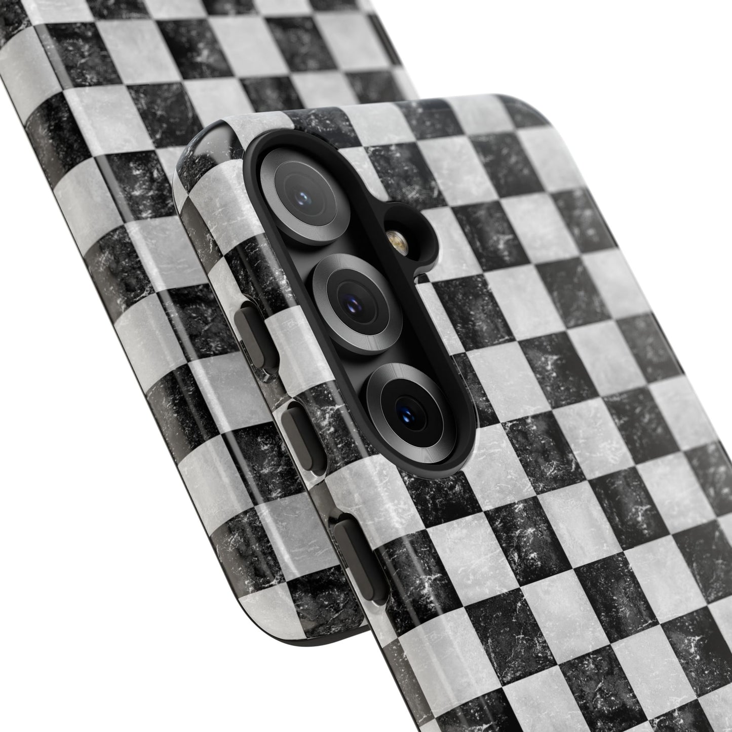 Grunge Checkered Phone Case