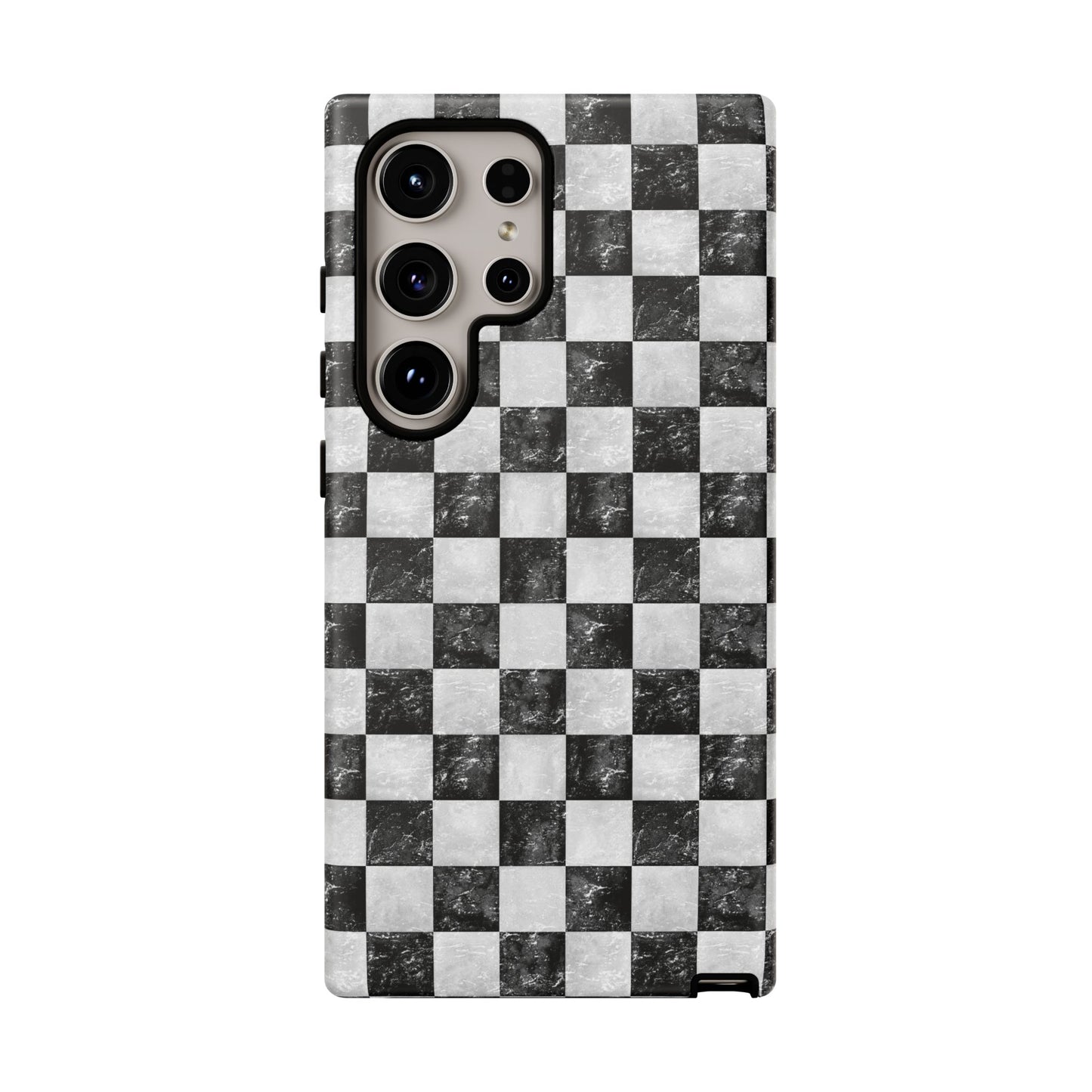 Grunge Checkered Phone Case