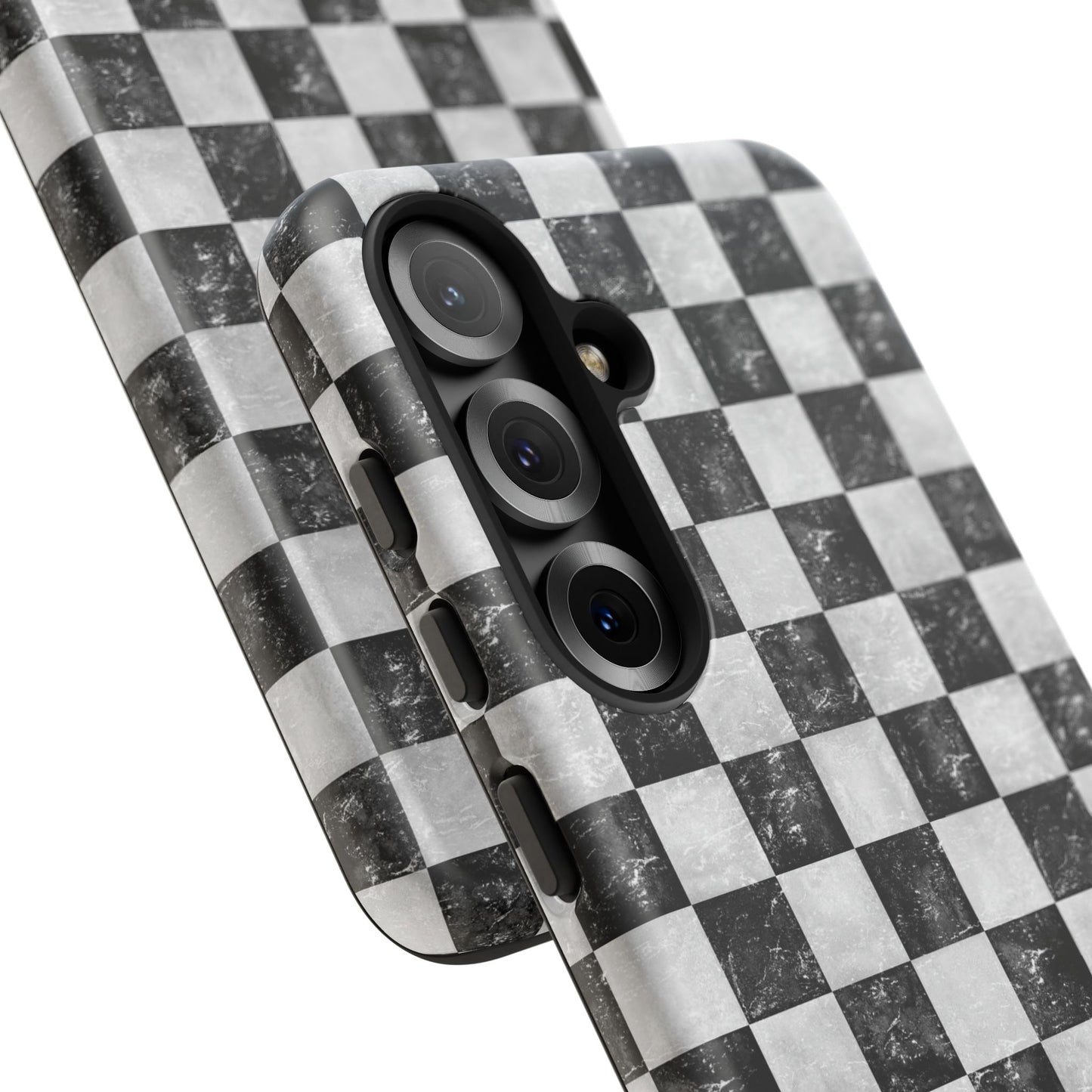 Grunge Checkered Phone Case