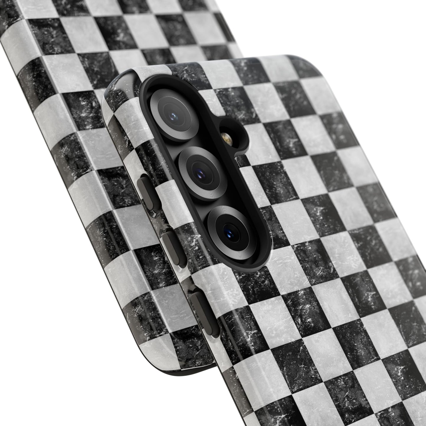Grunge Checkered Phone Case