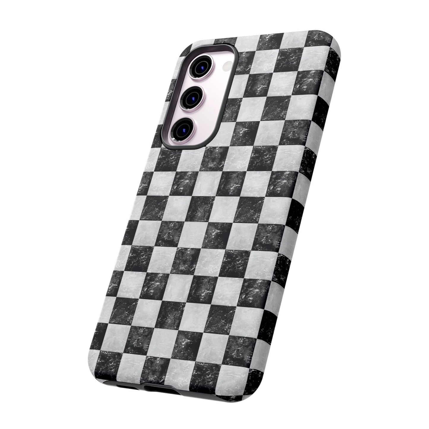 Grunge Checkered Phone Case