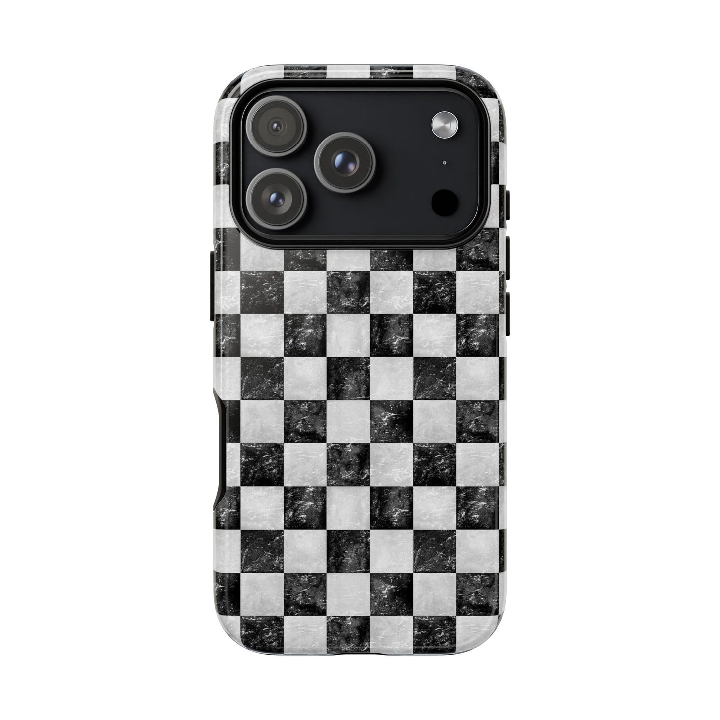 Grunge Checkered Phone Case
