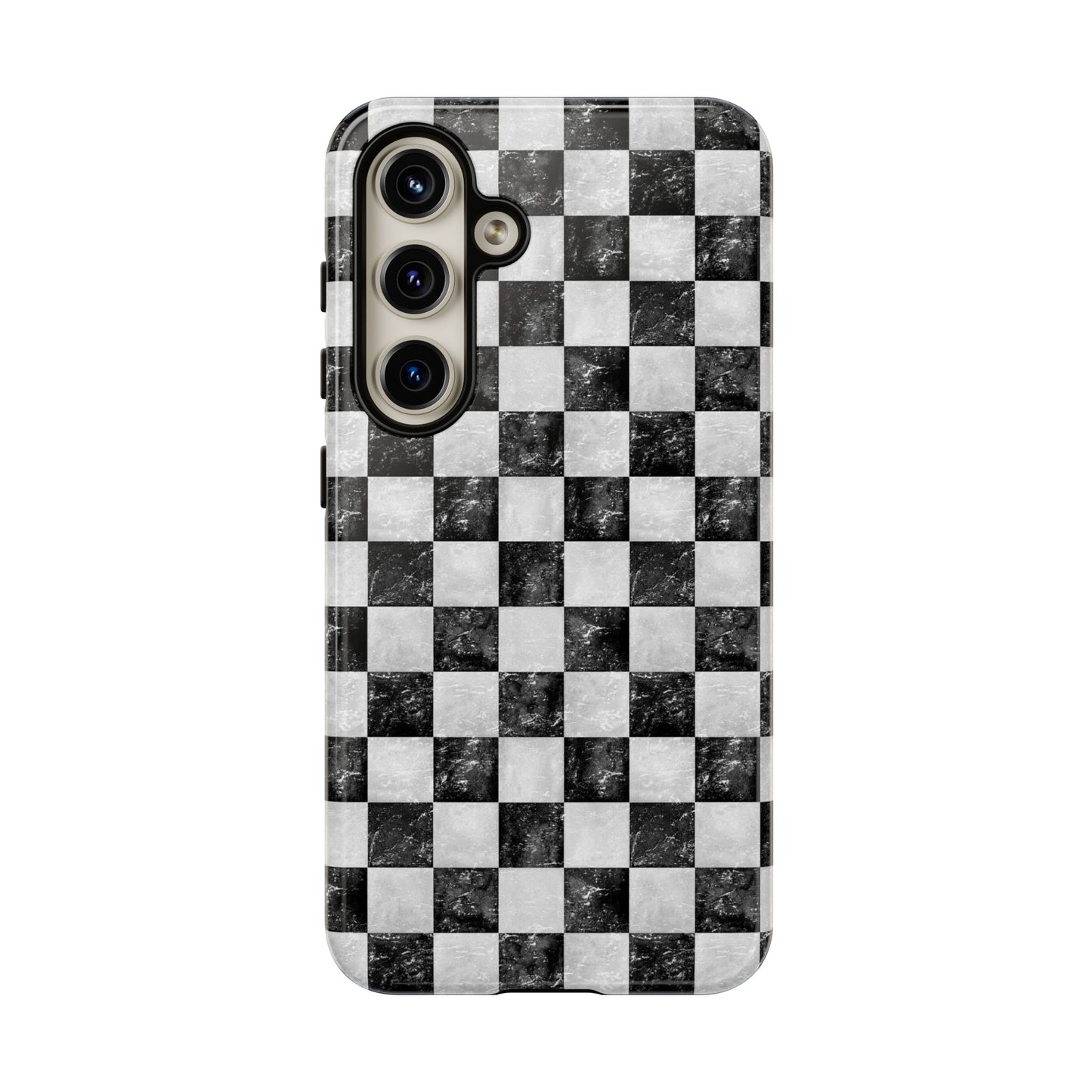 Grunge Checkered Phone Case
