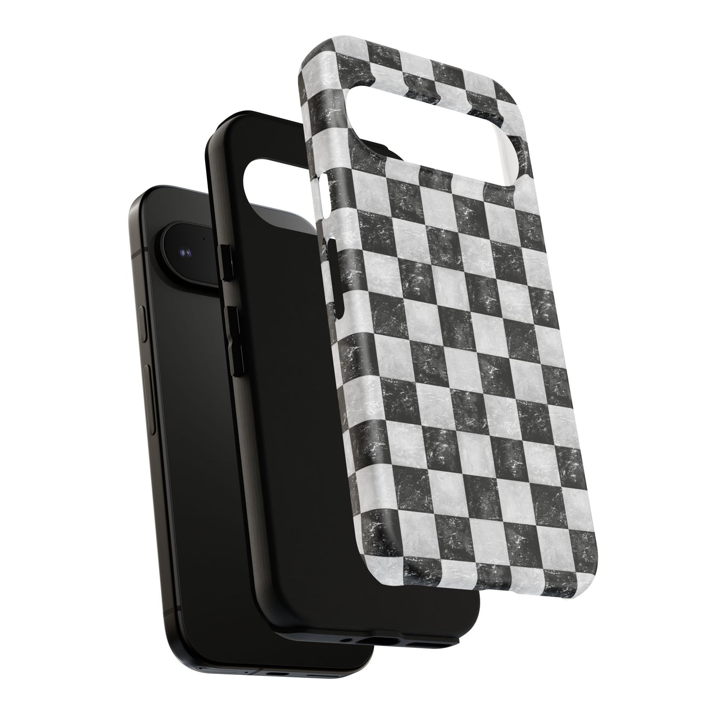 Grunge Checkered Phone Case