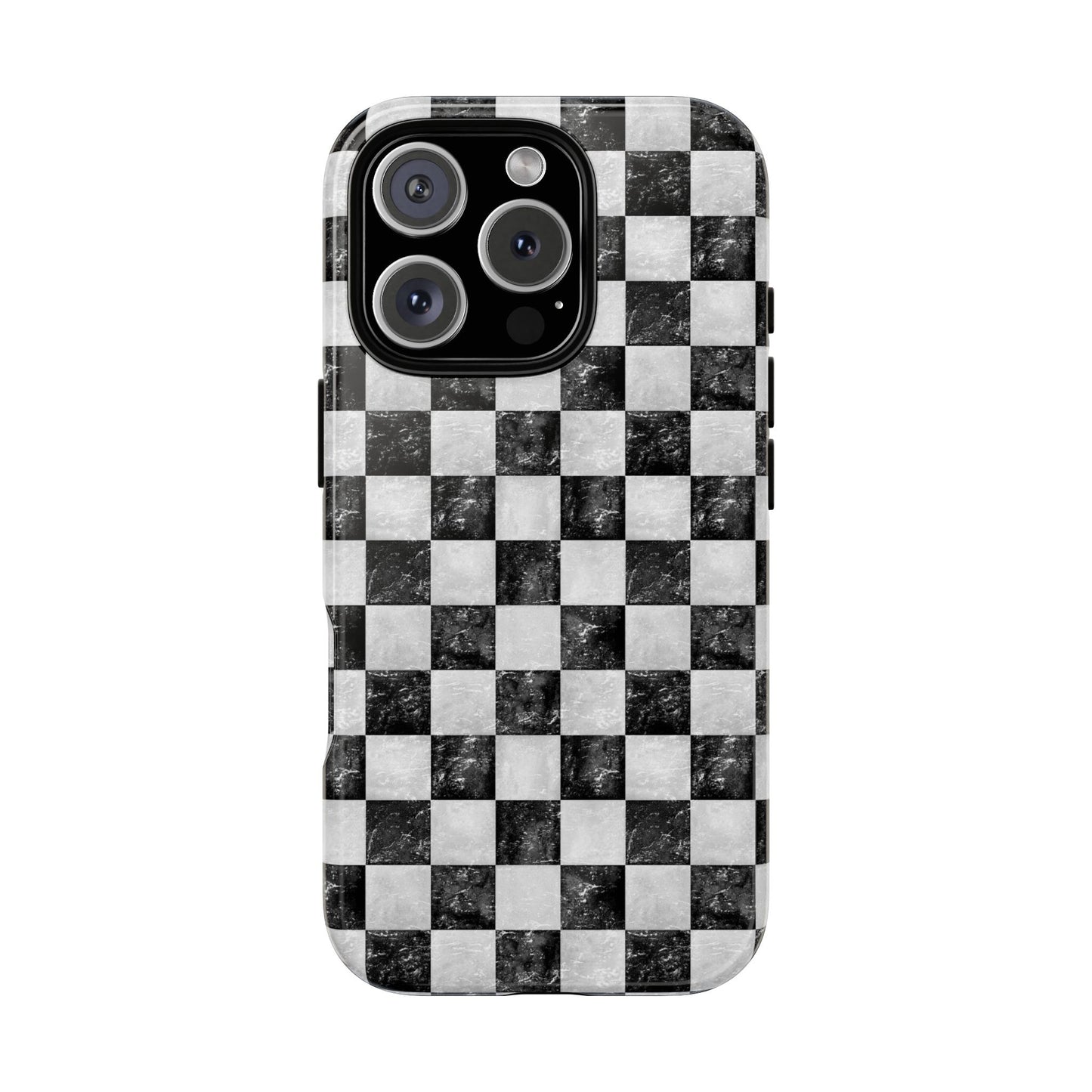 Grunge Checkered Phone Case