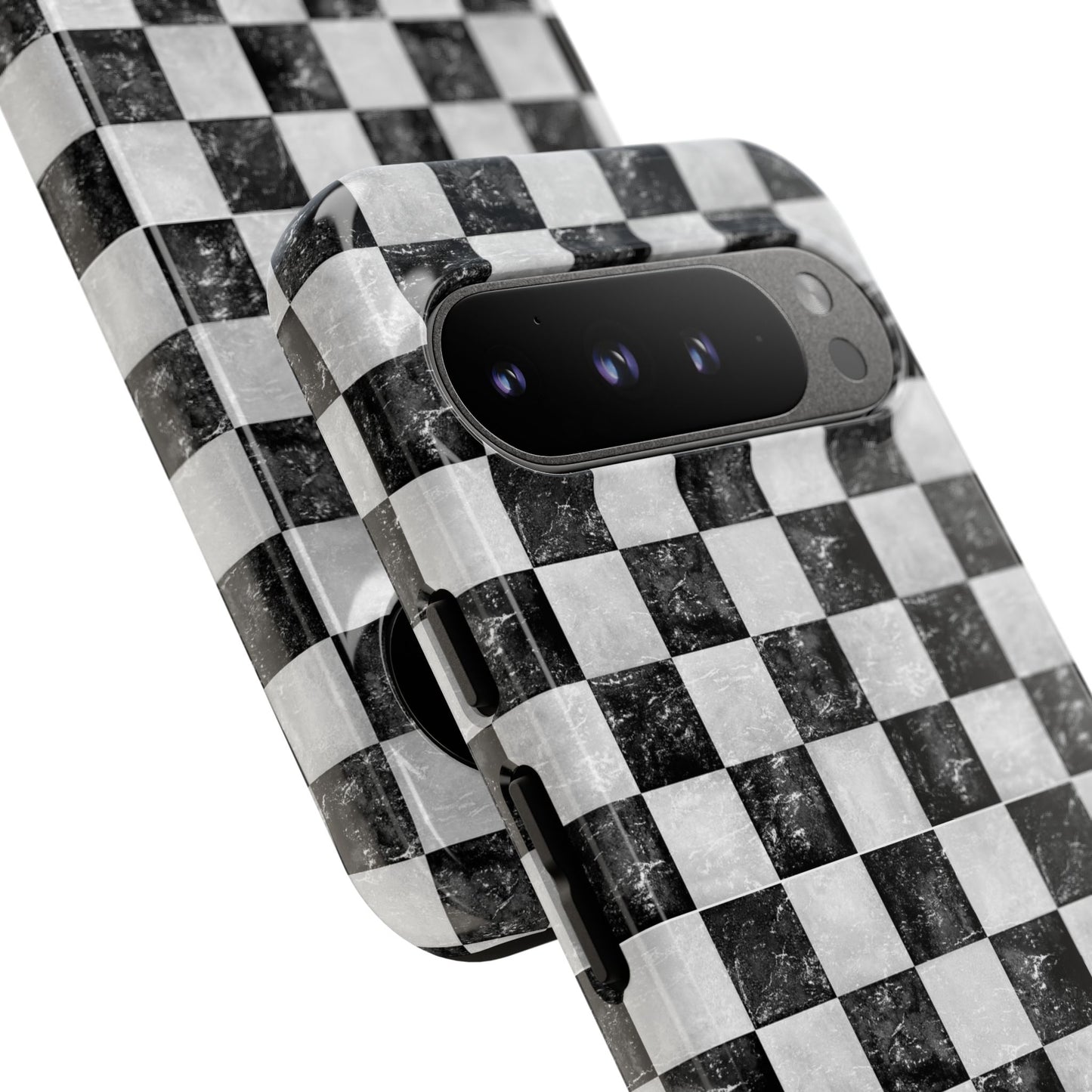 Grunge Checkered Phone Case