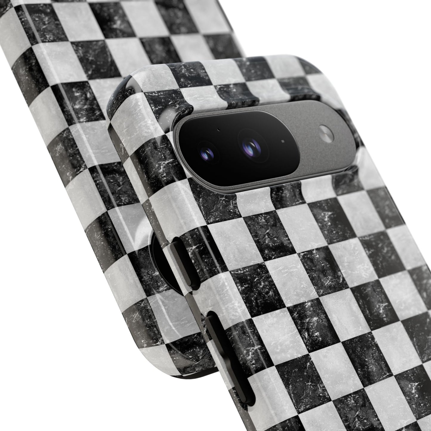Grunge Checkered Phone Case