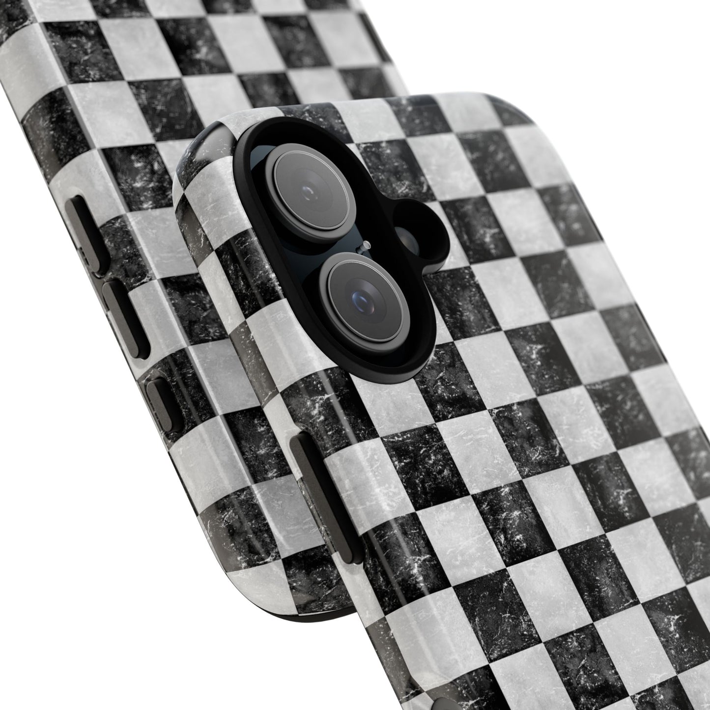 Grunge Checkered Phone Case