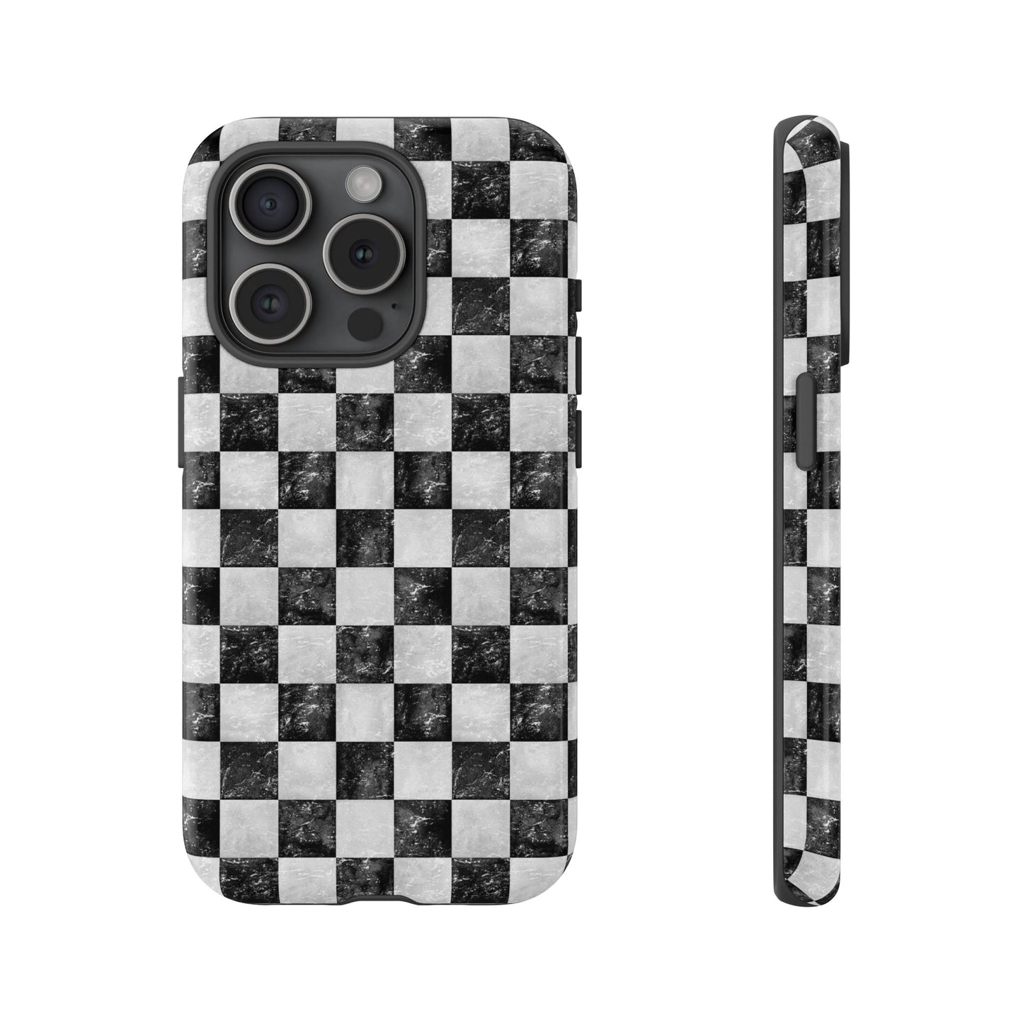 Grunge Checkered Phone Case