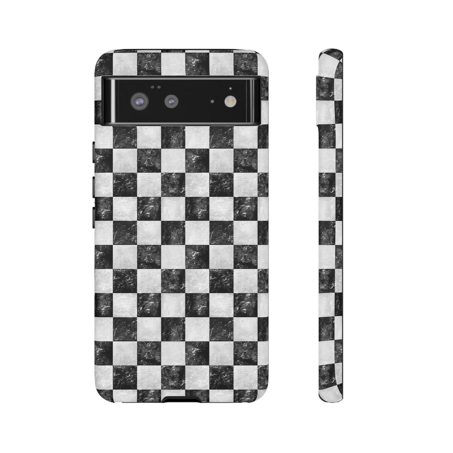 Grunge Checkered Phone Case
